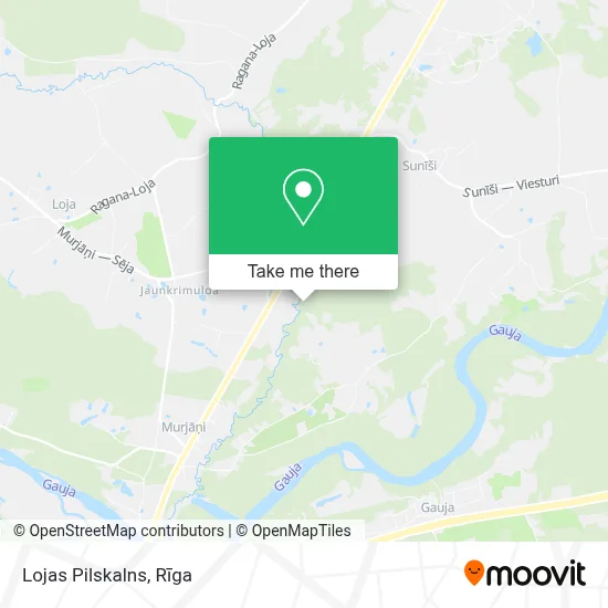 Lojas Pilskalns map