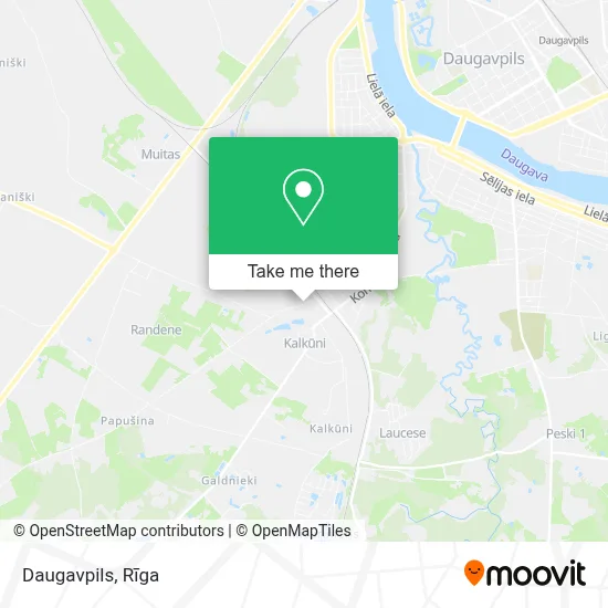 Daugavpils map