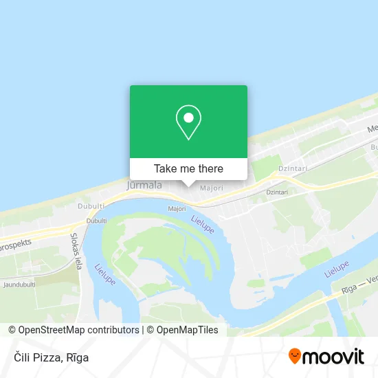 Čili Pizza map