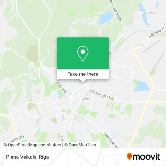 Piena Veikals map