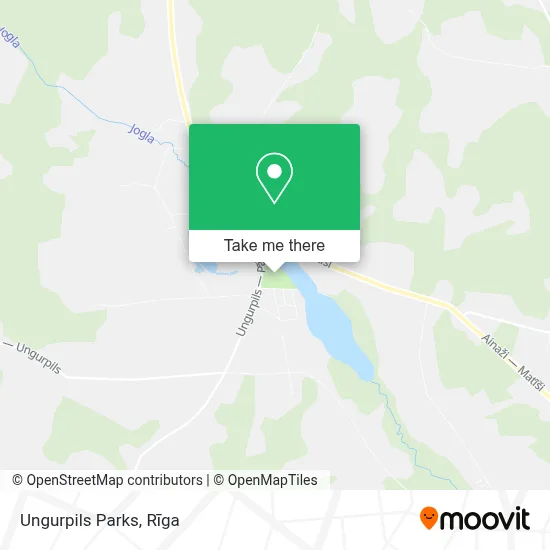 Ungurpils Parks map