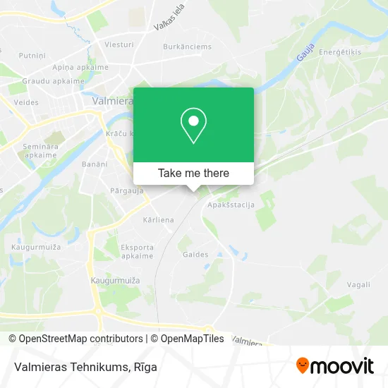Valmieras Tehnikums map