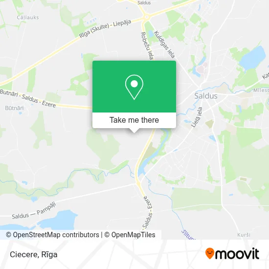 Ciecere map