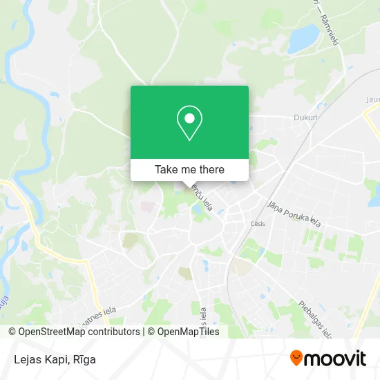 Lejas Kapi map