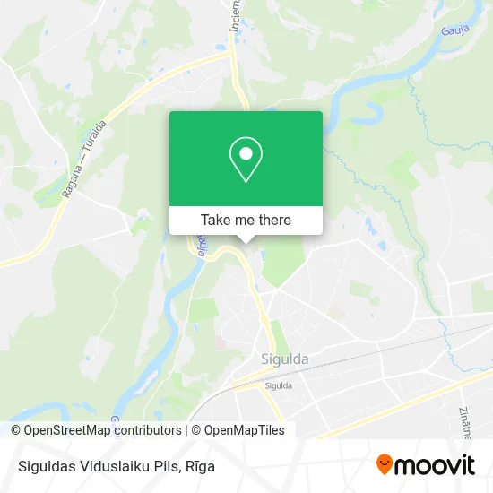 Siguldas Viduslaiku Pils map