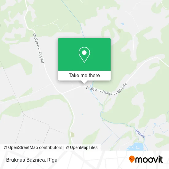 Bruknas Baznīca map