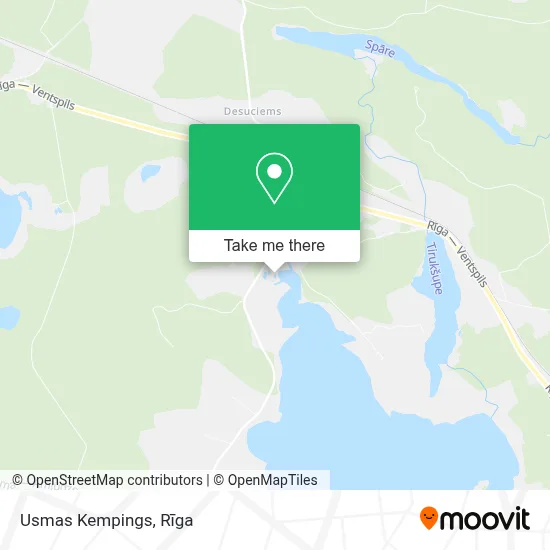 Usmas Kempings map