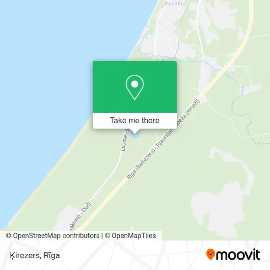 Ķirezers map