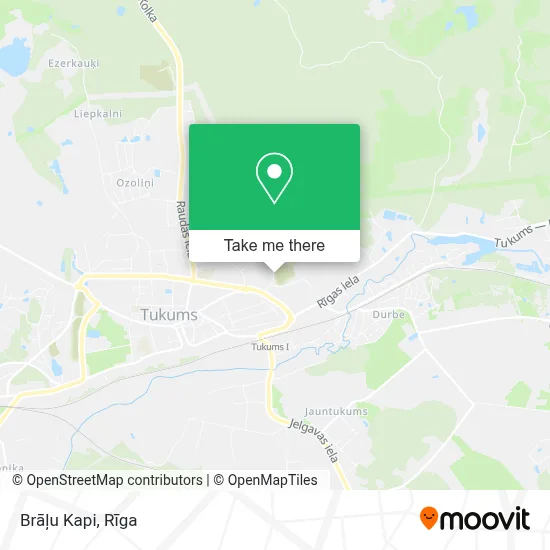 Brāļu Kapi map