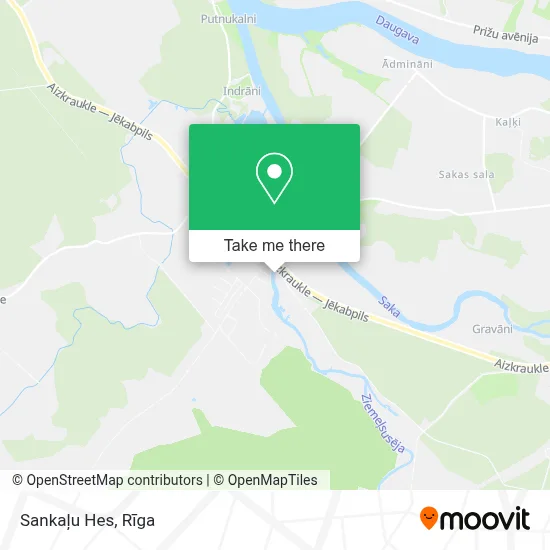 Sankaļu Hes map