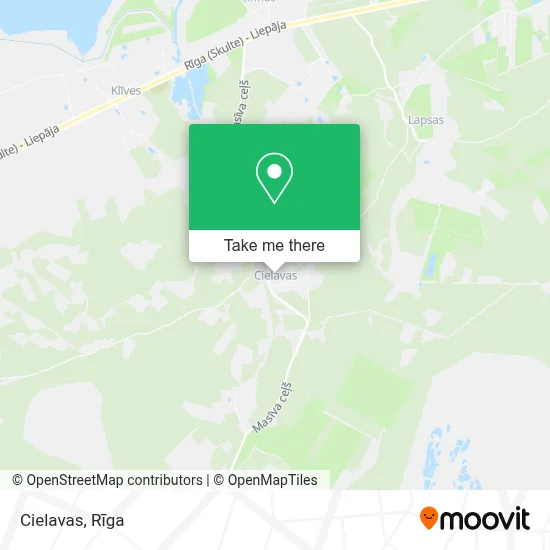 Cielavas map