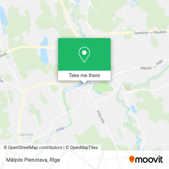 Mālpils Pienotava map