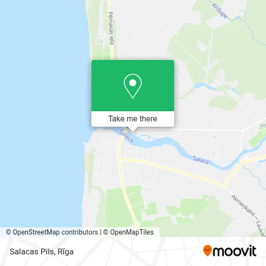 Salacas Pils map