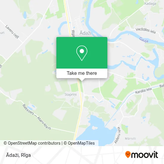 Ādaži map