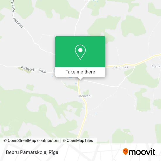 Bebru Pamatskola map