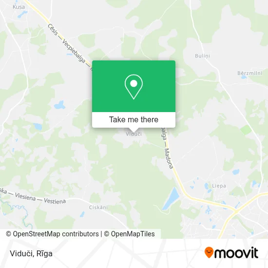 Viduči map