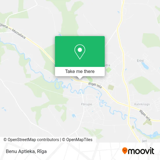 Benu Aptieka map
