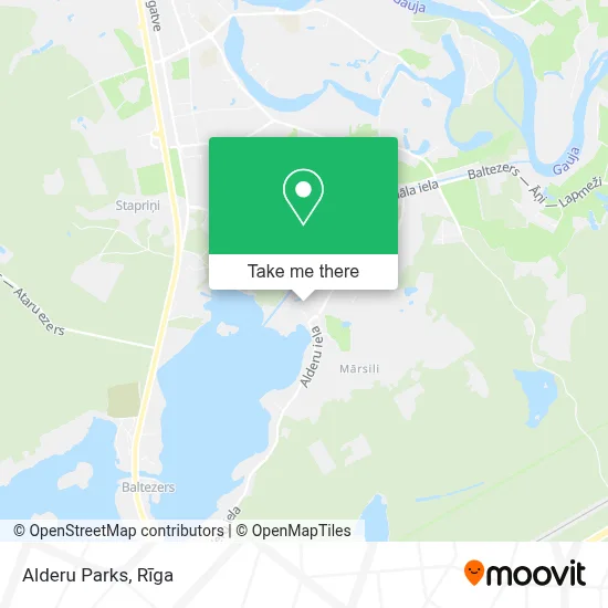 Alderu Parks map