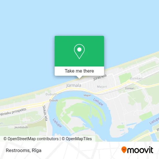 Restrooms map