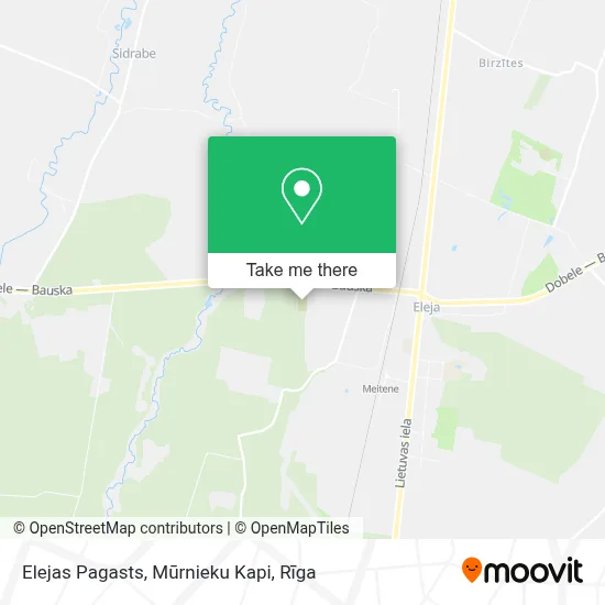 Elejas Pagasts, Mūrnieku Kapi map