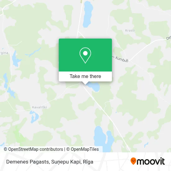 Demenes Pagasts, Suņepu Kapi map