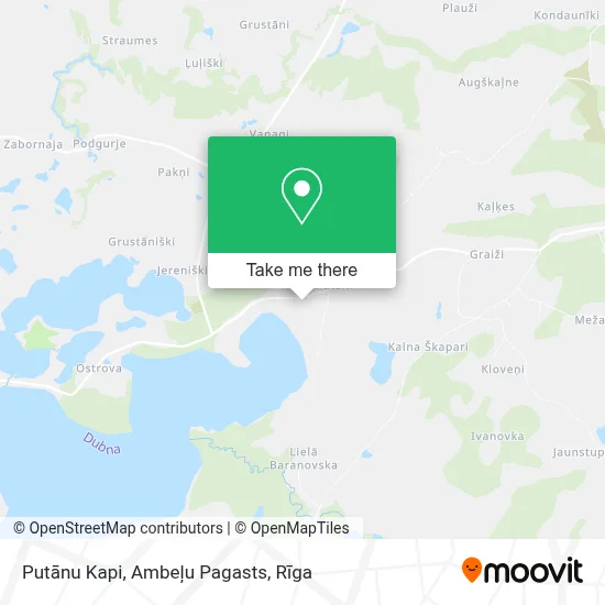 Putānu Kapi, Ambeļu Pagasts map