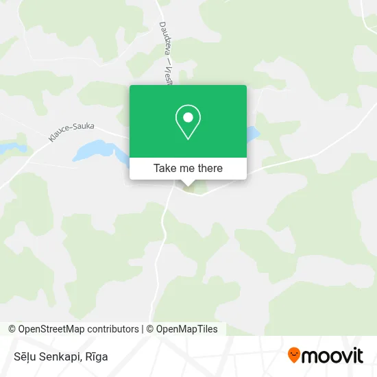 Sēļu Senkapi map