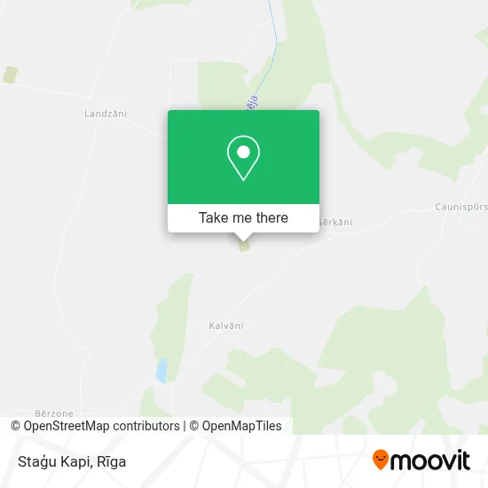Staģu Kapi map