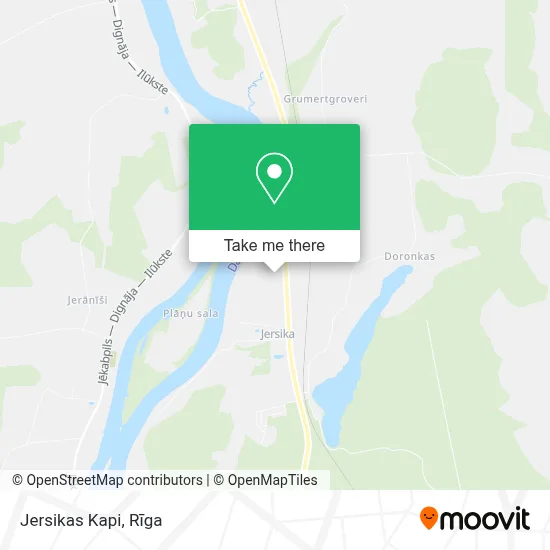 Jersikas Kapi map