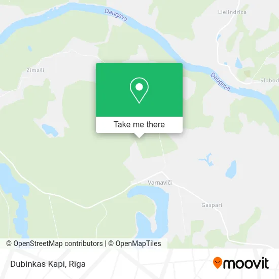 Dubinkas Kapi map