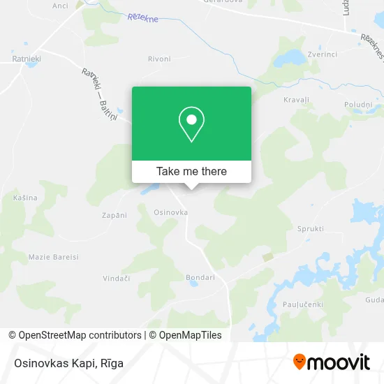 Osinovkas Kapi map