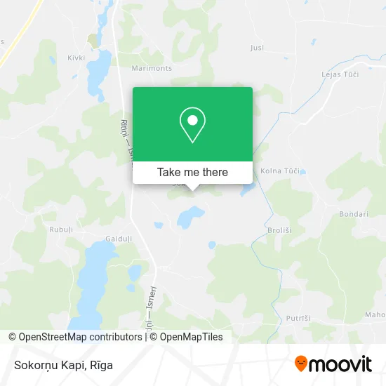 Sokorņu Kapi map