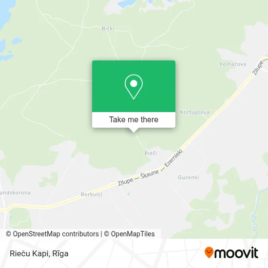 Rieču Kapi map