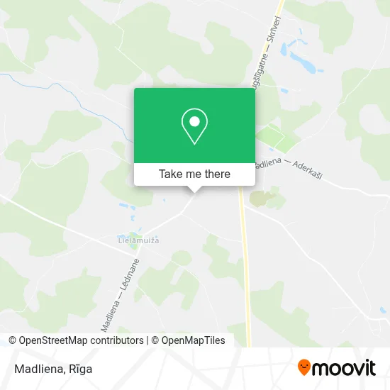 Madliena map