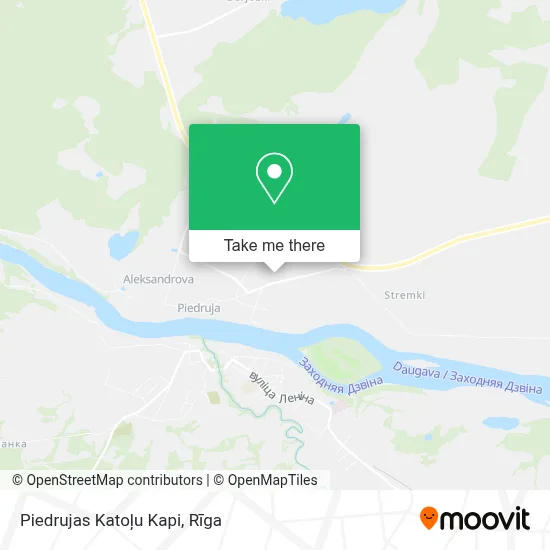 Piedrujas Katoļu Kapi map