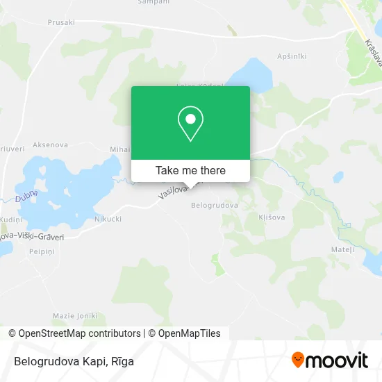 Belogrudova Kapi map