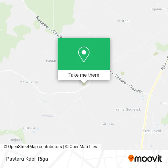 Pastaru Kapi map
