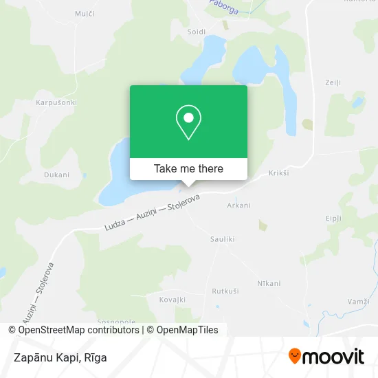 Zapānu Kapi map