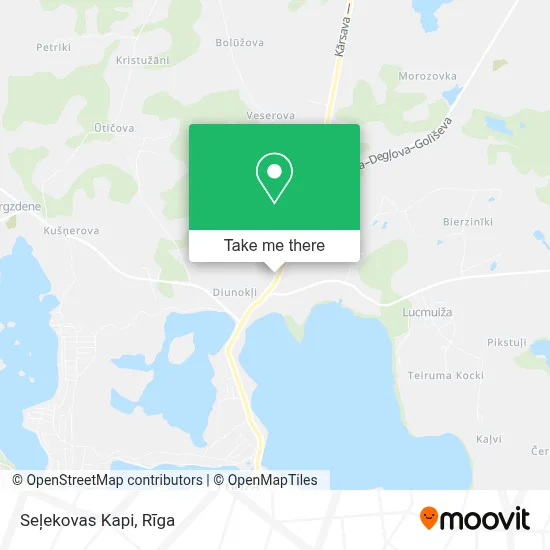 Seļekovas Kapi map