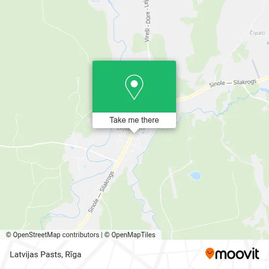 Latvijas Pasts map