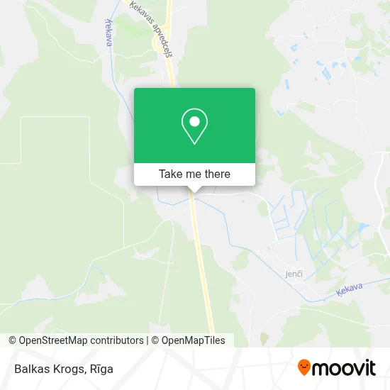 Balkas Krogs map