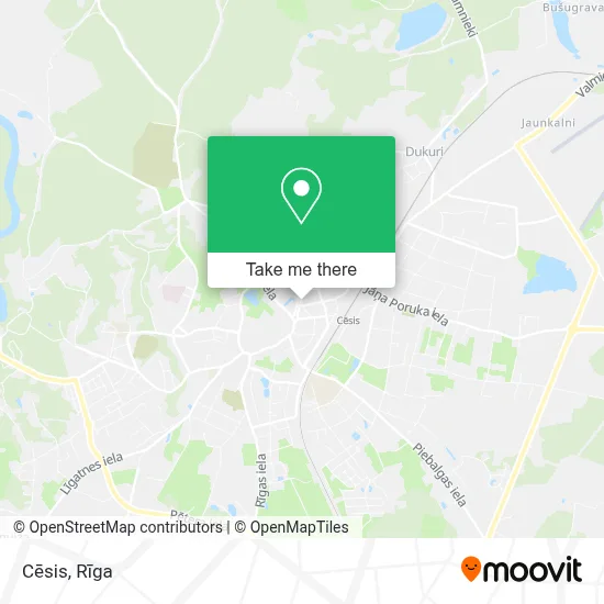 Cēsis map