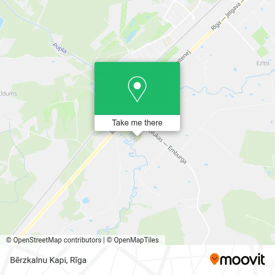 Bērzkalnu Kapi map