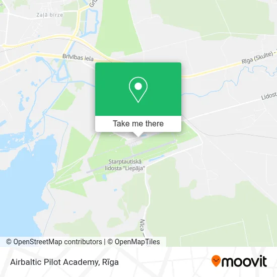 Airbaltic Pilot Academy map