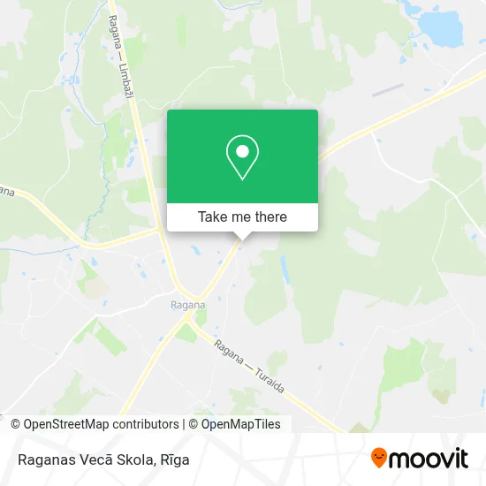 Raganas Vecā Skola map