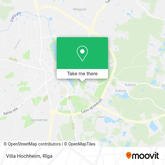 Villa Hochheim map