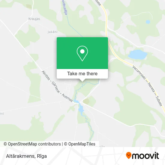 Altārakmens map
