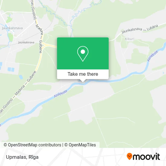 Upmalas map