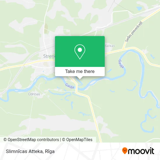Slimnīcas Atteka map