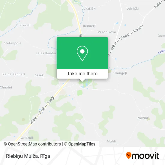 Riebiņu Muiža map